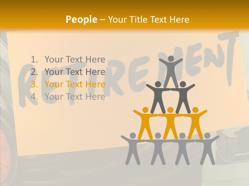 Senior  Touching  PowerPoint Template