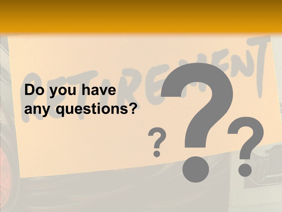 Senior  Touching  PowerPoint Template