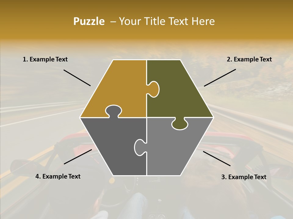 White Background Close Up PowerPoint Template