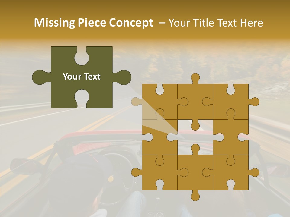 White Background Close Up PowerPoint Template