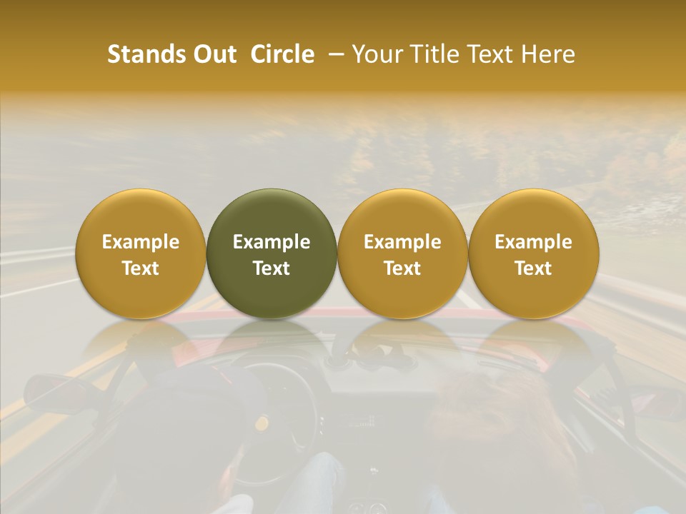 White Background Close Up PowerPoint Template