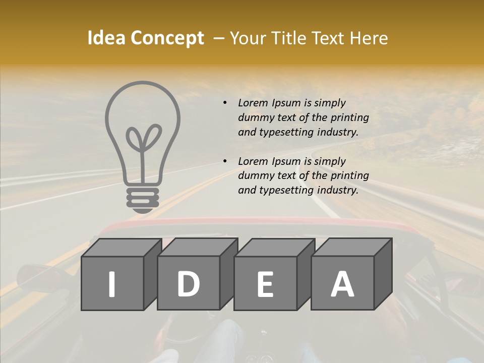 White Background Close Up PowerPoint Template