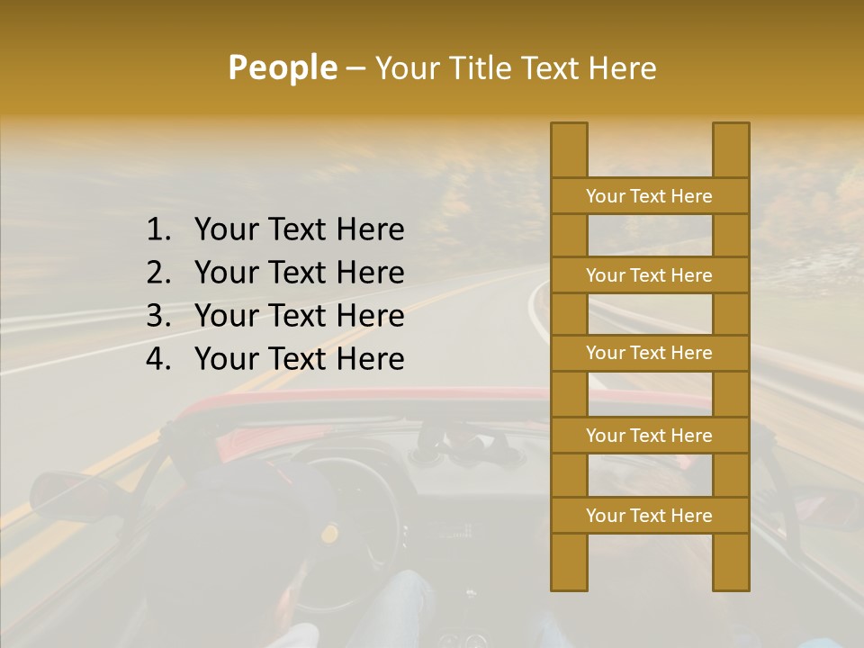 White Background Close Up PowerPoint Template