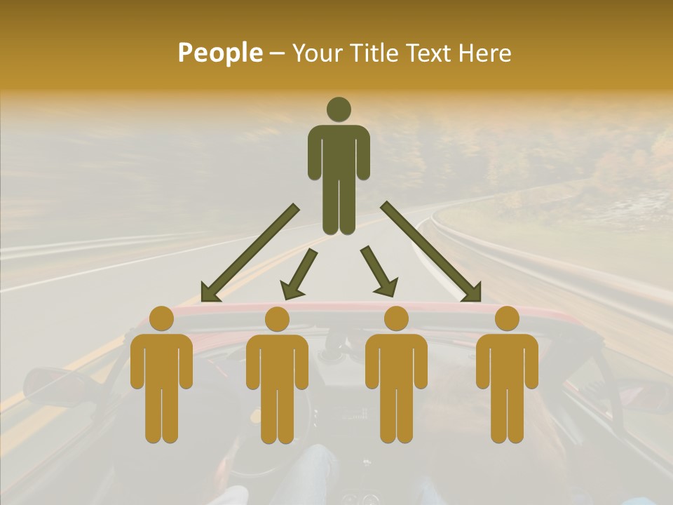 White Background Close Up PowerPoint Template