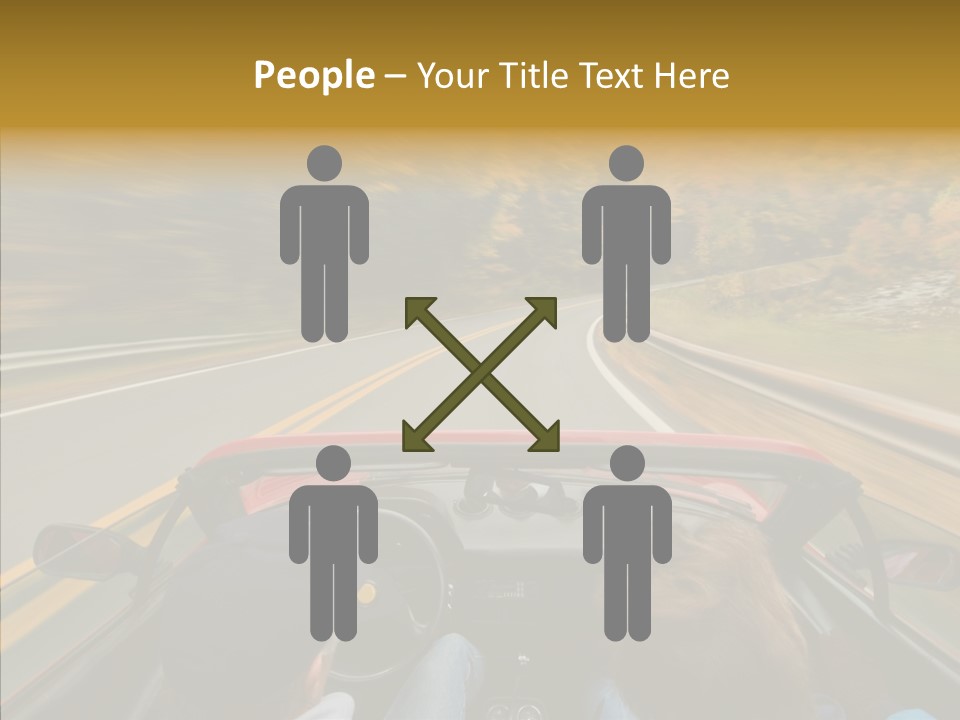 White Background Close Up PowerPoint Template