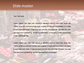 Female Elderly Grandmother PowerPoint Template