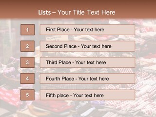 Female Elderly Grandmother PowerPoint Template