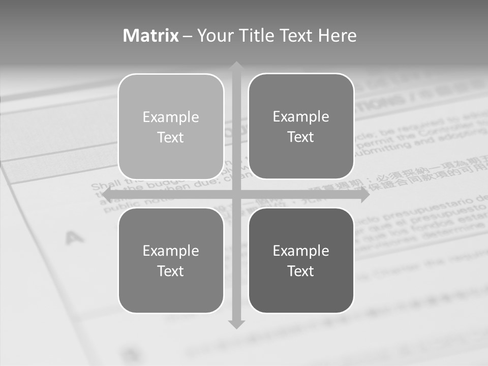 Caregiver Grandmother Close Up PowerPoint Template