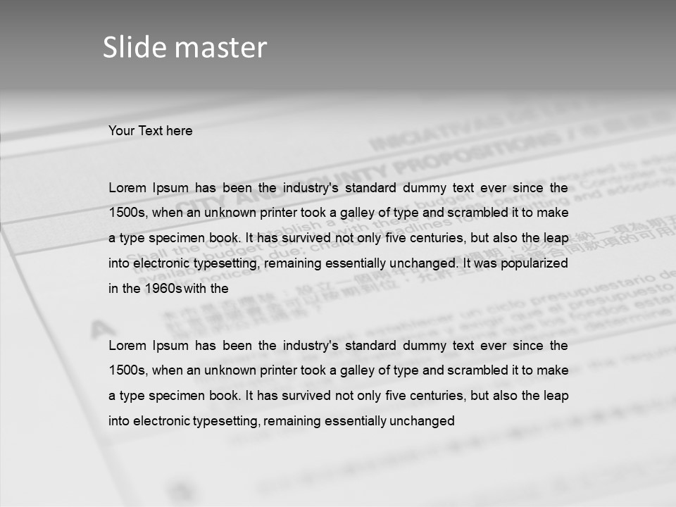 Caregiver Grandmother Close Up PowerPoint Template