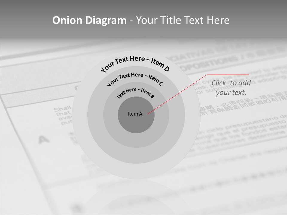 Caregiver Grandmother Close Up PowerPoint Template