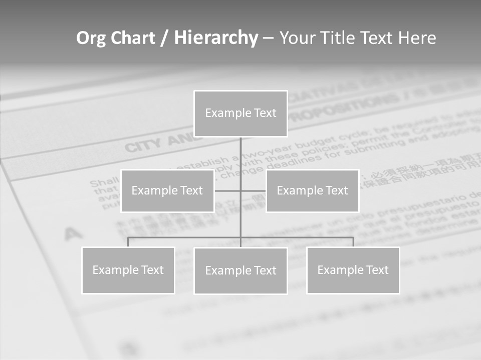 Caregiver Grandmother Close Up PowerPoint Template