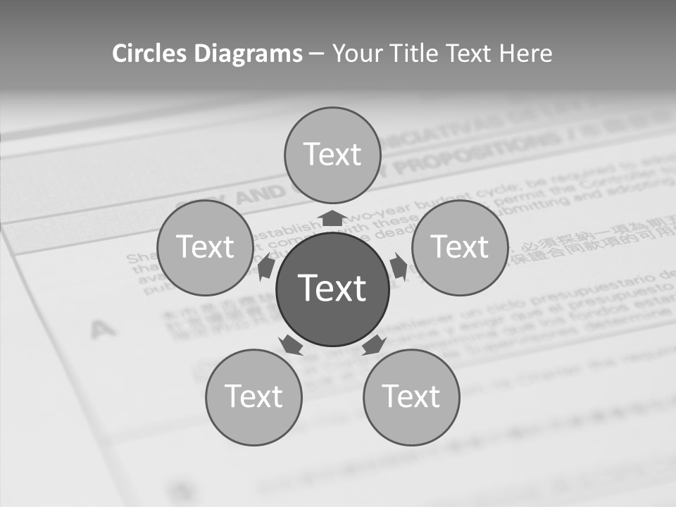 Caregiver Grandmother Close Up PowerPoint Template