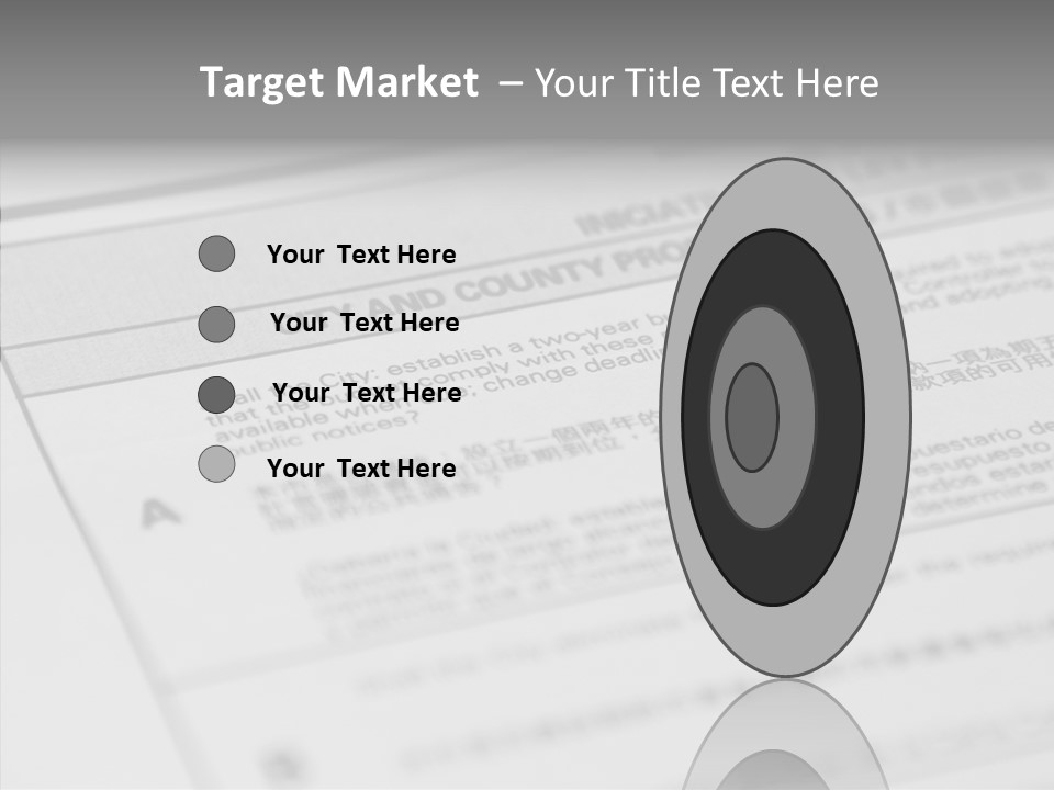 Caregiver Grandmother Close Up PowerPoint Template