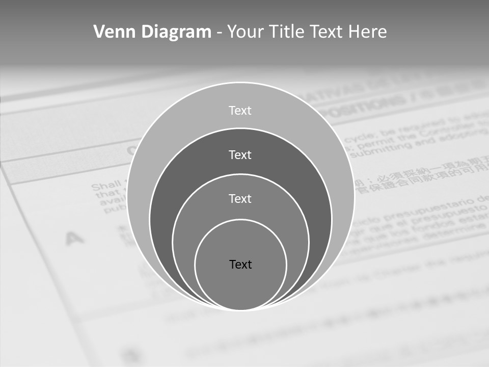 Caregiver Grandmother Close Up PowerPoint Template