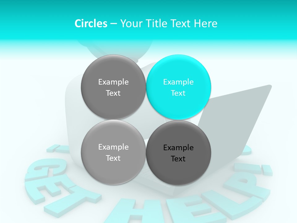 Female Background Hold PowerPoint Template