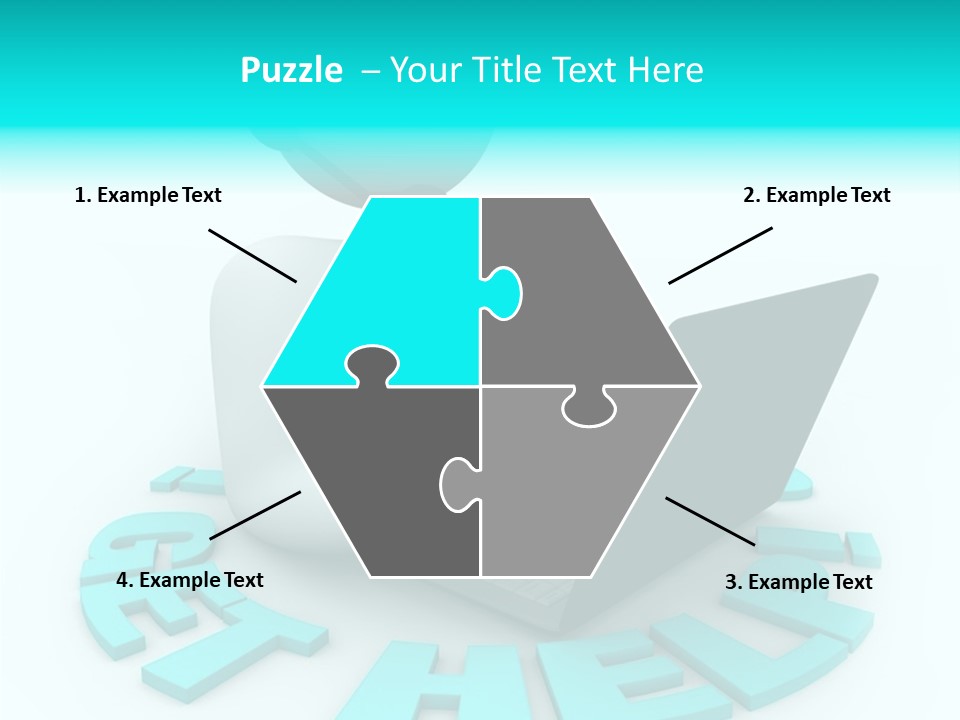 Female Background Hold PowerPoint Template