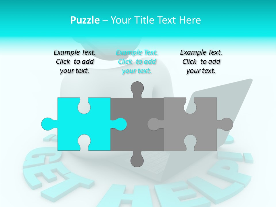 Female Background Hold PowerPoint Template