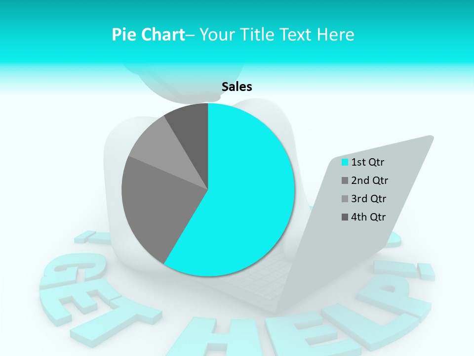 Female Background Hold PowerPoint Template