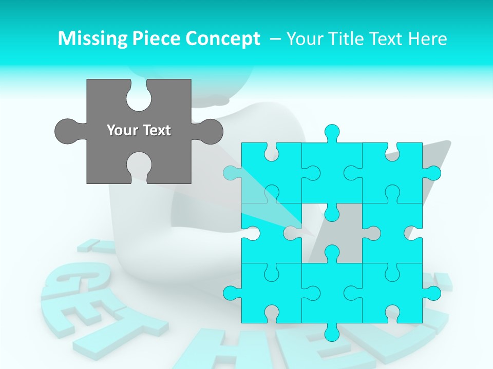 Female Background Hold PowerPoint Template