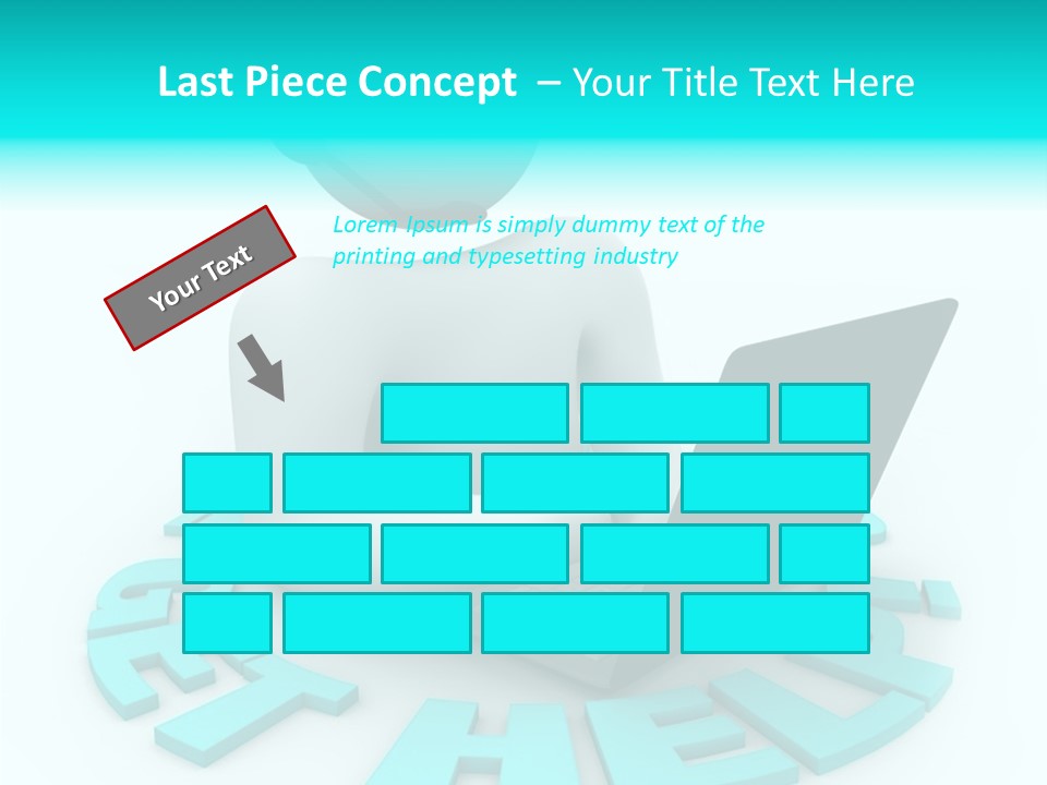 Female Background Hold PowerPoint Template