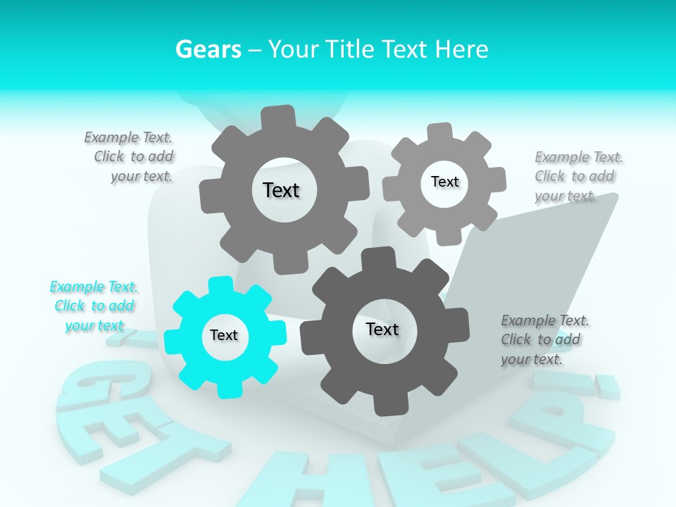 Female Background Hold PowerPoint Template