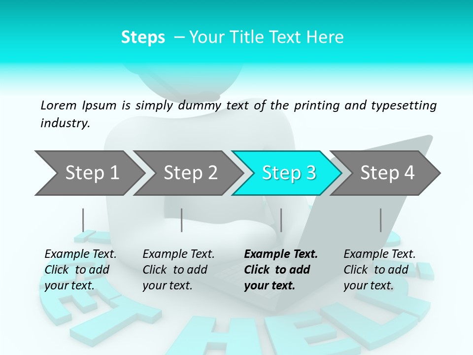 Female Background Hold PowerPoint Template