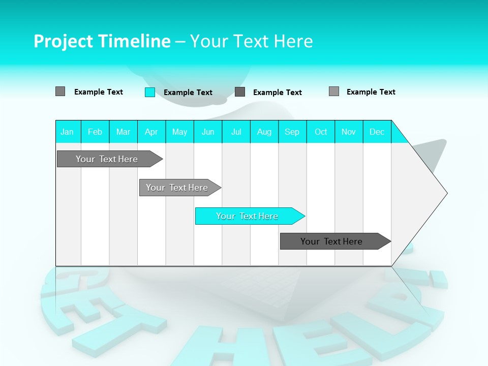 Female Background Hold PowerPoint Template