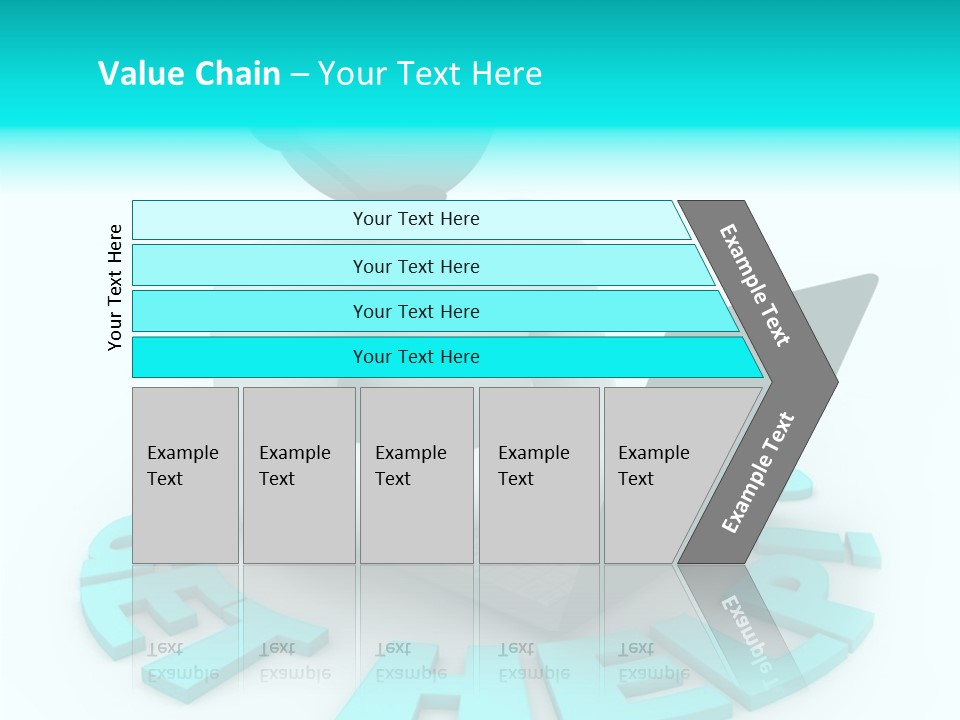 Female Background Hold PowerPoint Template