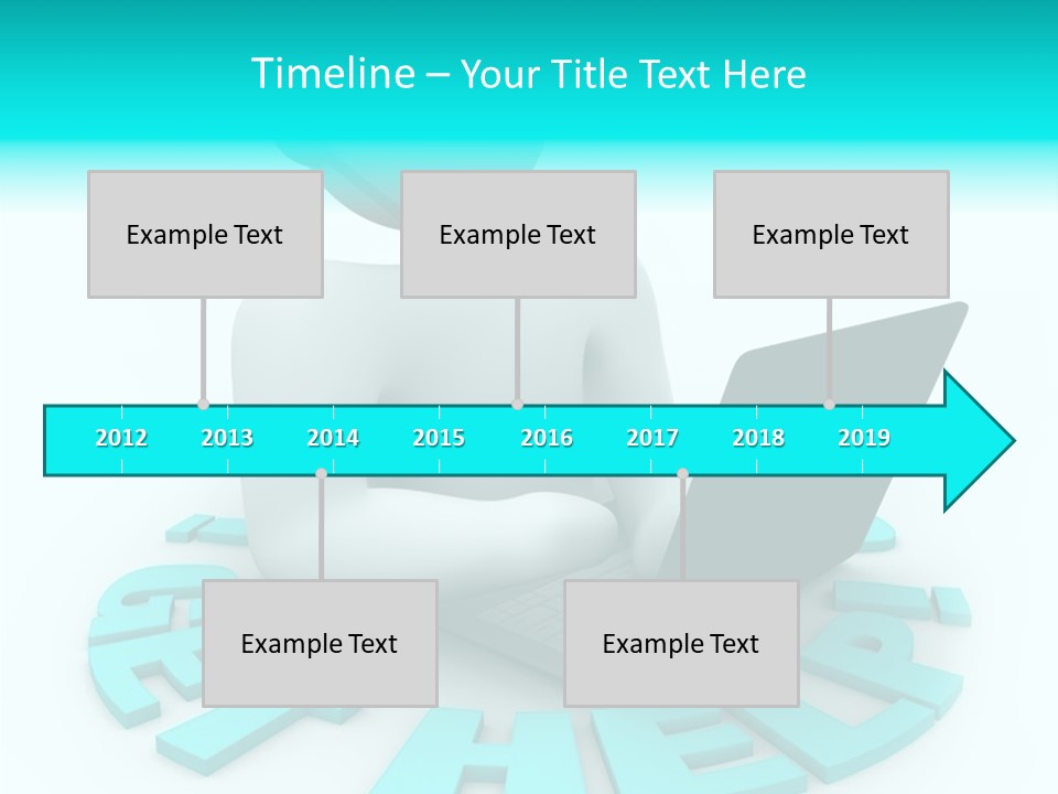 Female Background Hold PowerPoint Template