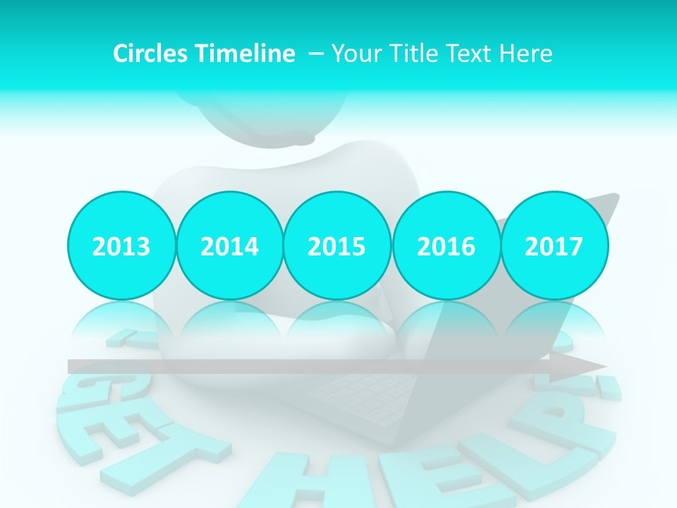 Female Background Hold PowerPoint Template