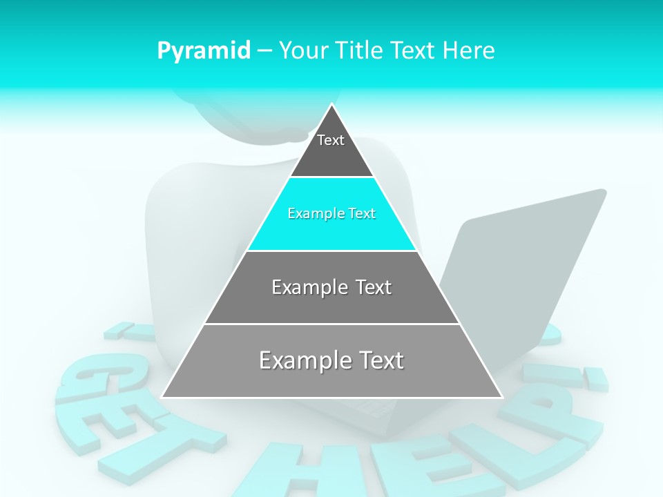 Female Background Hold PowerPoint Template