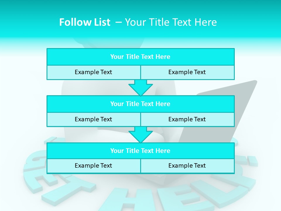 Female Background Hold PowerPoint Template