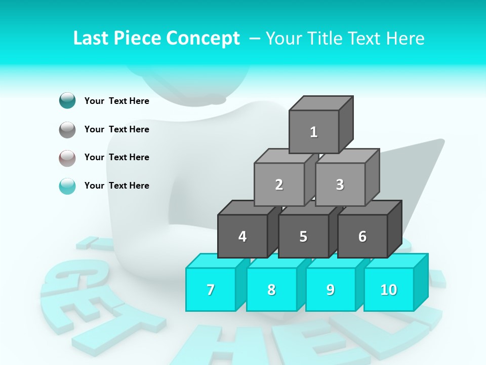 Female Background Hold PowerPoint Template