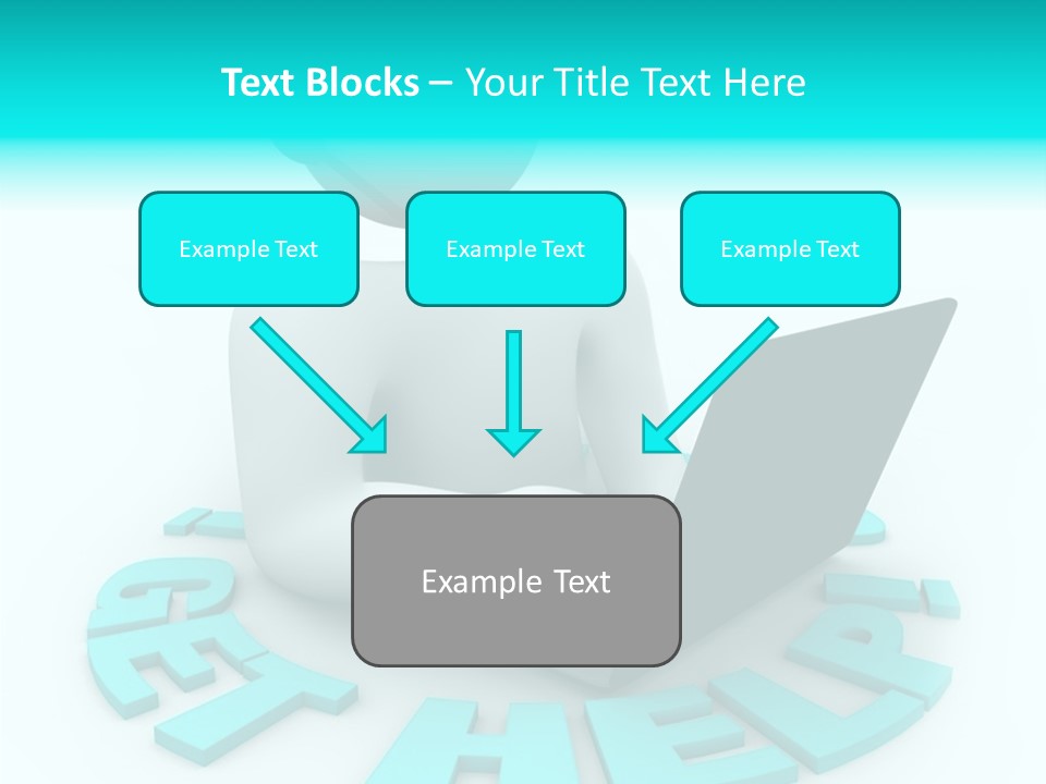 Female Background Hold PowerPoint Template