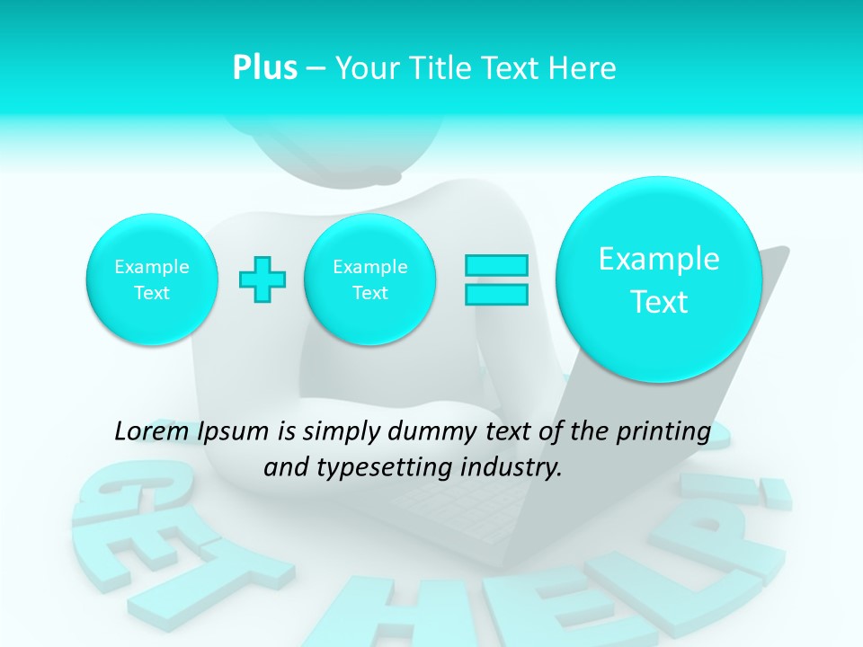 Female Background Hold PowerPoint Template