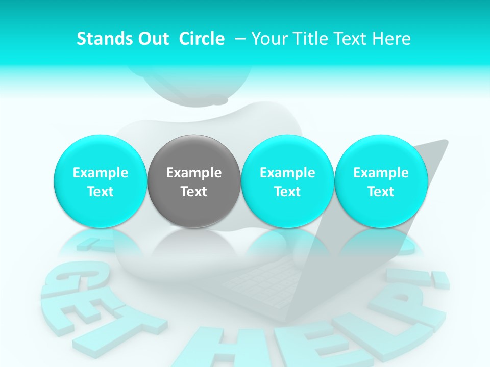 Female Background Hold PowerPoint Template