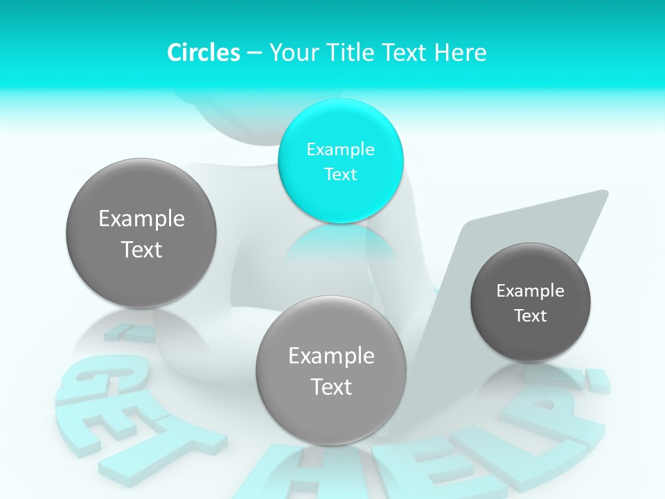 Female Background Hold PowerPoint Template