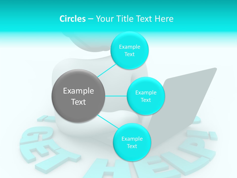 Female Background Hold PowerPoint Template