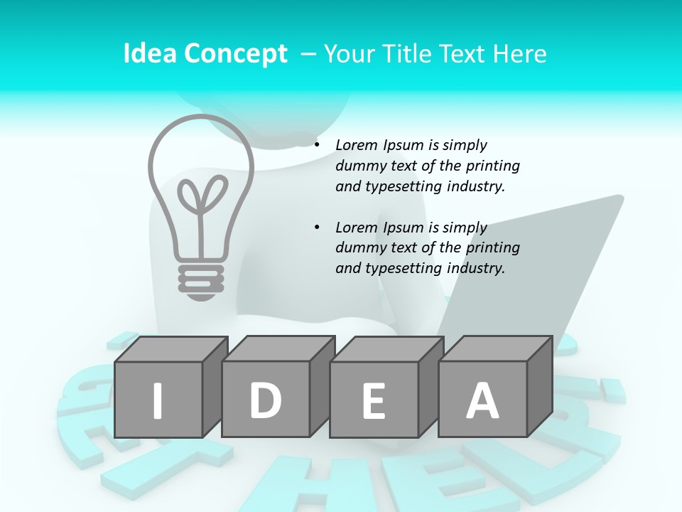 Female Background Hold PowerPoint Template