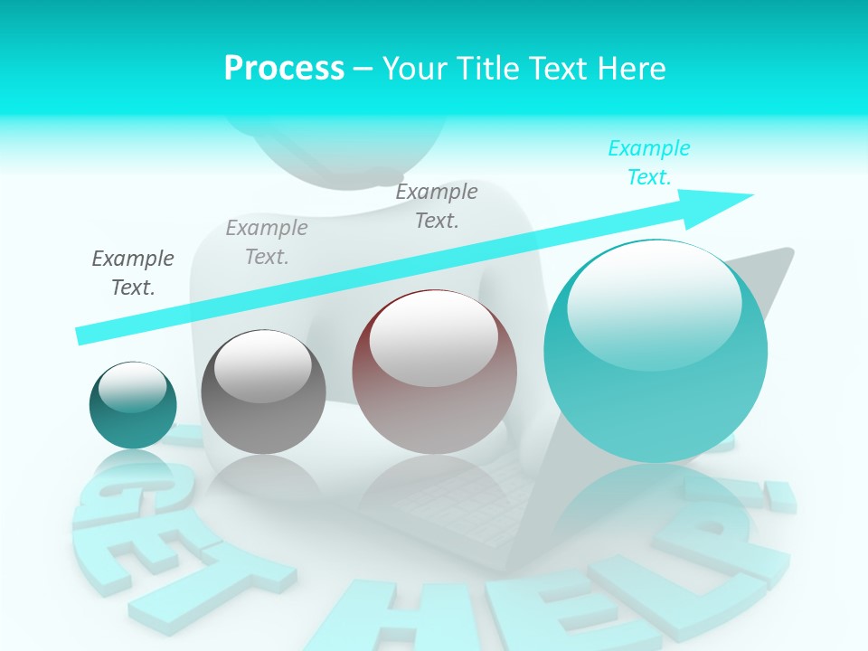 Female Background Hold PowerPoint Template