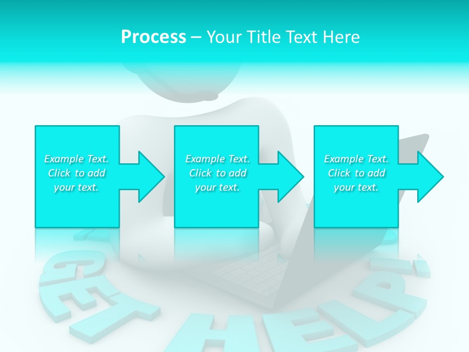 Female Background Hold PowerPoint Template