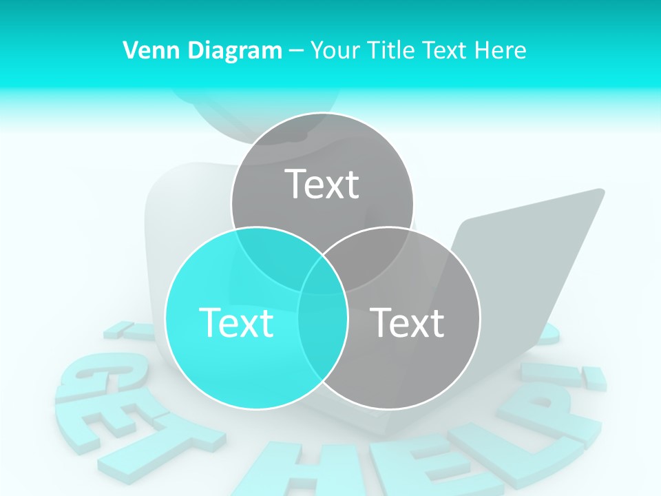 Female Background Hold PowerPoint Template