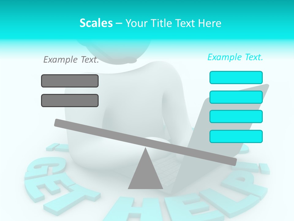 Female Background Hold PowerPoint Template