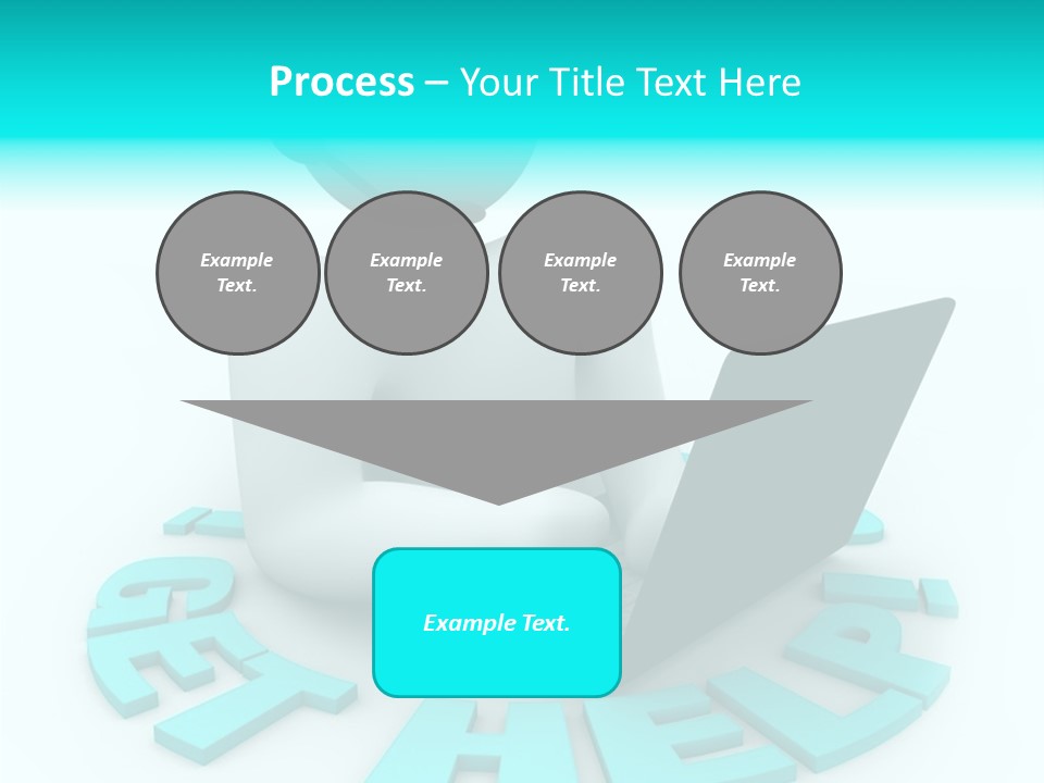 Female Background Hold PowerPoint Template