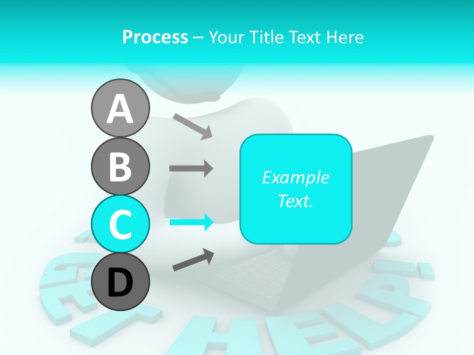 Female Background Hold PowerPoint Template
