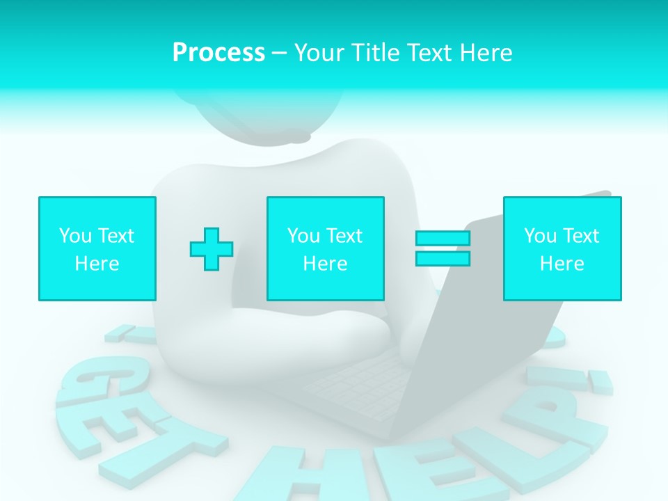 Female Background Hold PowerPoint Template