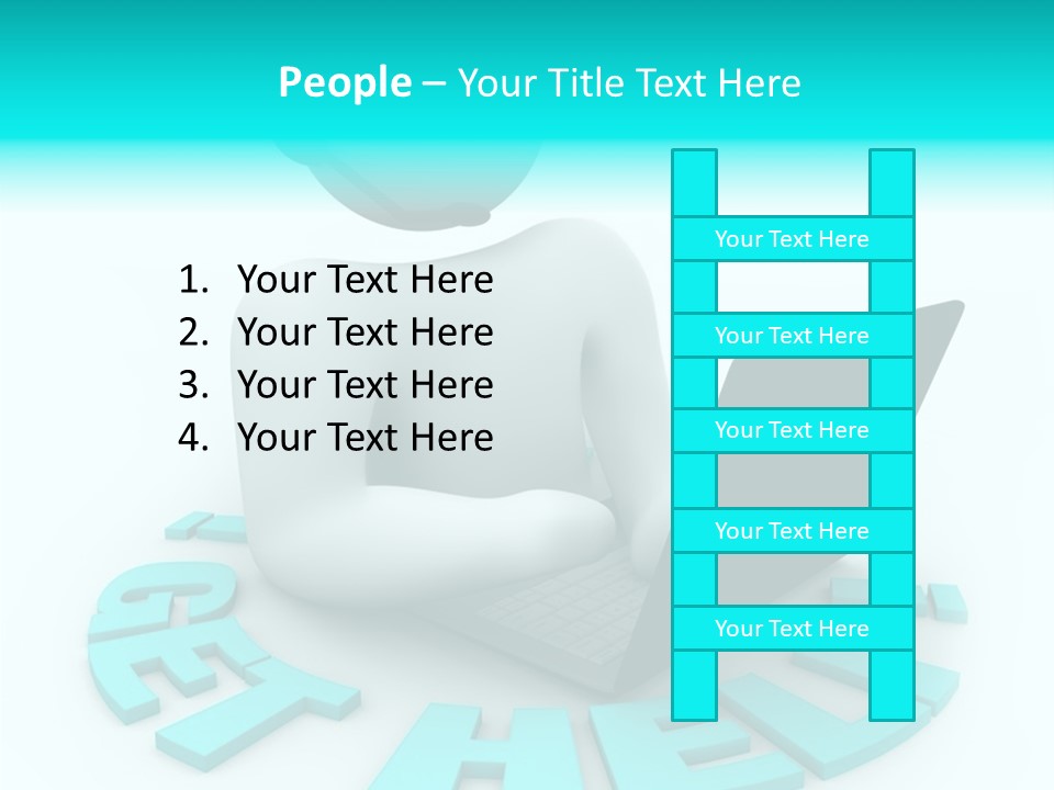 Female Background Hold PowerPoint Template