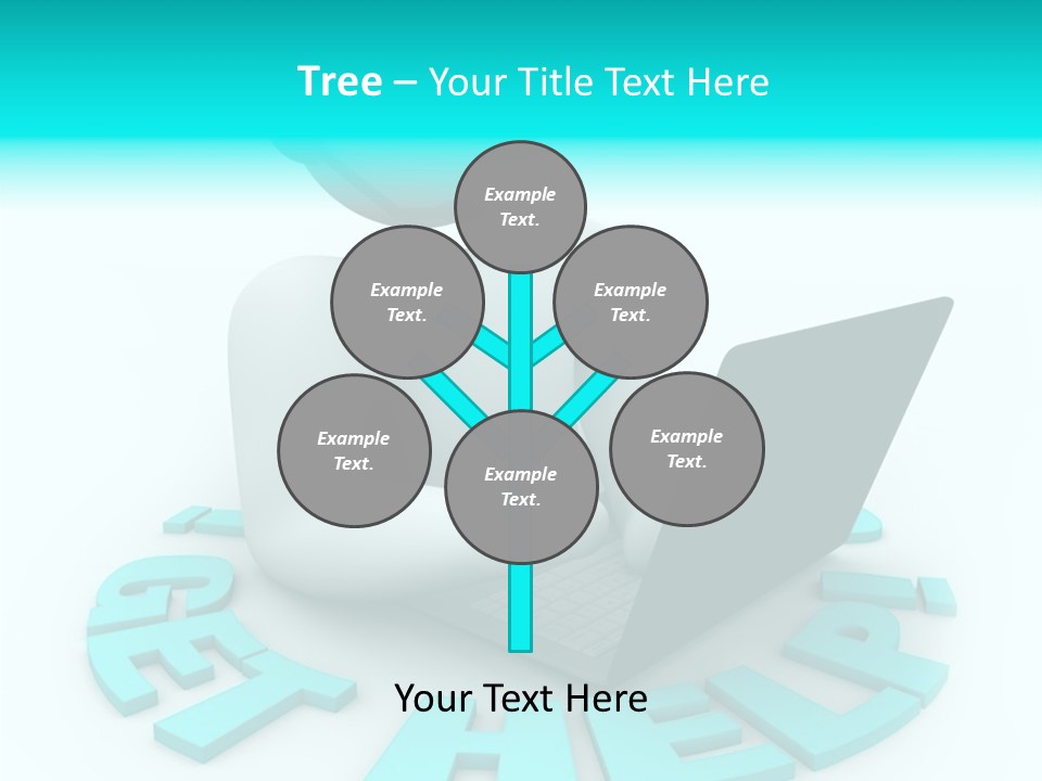 Female Background Hold PowerPoint Template