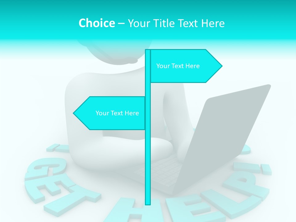 Female Background Hold PowerPoint Template