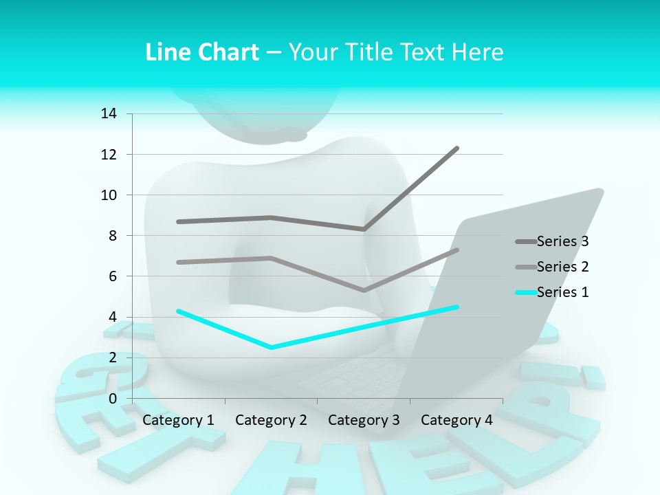 Female Background Hold PowerPoint Template
